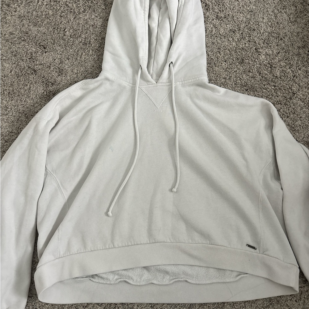 White Hooded Sweatshirt